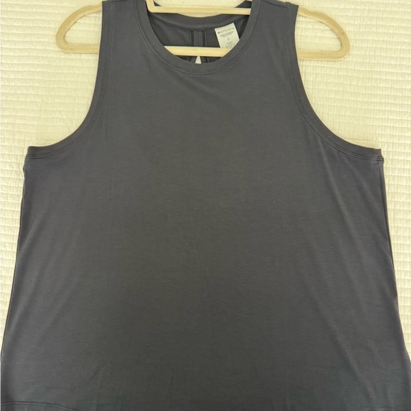 Athleta With Ease Open Back Tank blue gray size large - Picture 6 of 9